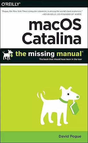 macOS Catalina: The Missing Manual cover