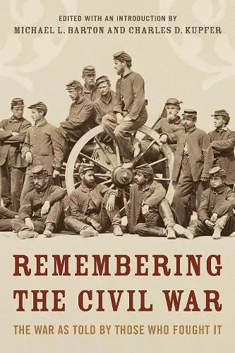 Remembering the Civil War cover