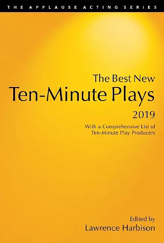 The Best New Ten-Minute Plays, 2019 cover