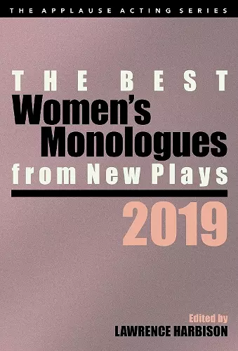 The Best Women's Monologues from New Plays, 2019 cover
