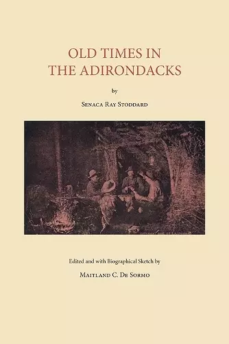 Old Times in the Adirondacks cover