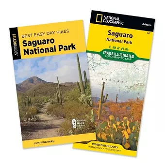 Best Easy Day Hiking Guide and Trail Map Bundle: Saguaro National Park cover
