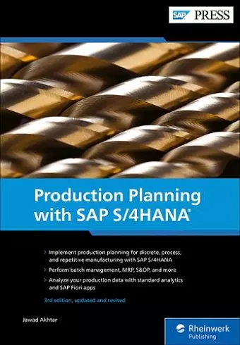 Production Planning with SAP S/4HANA cover