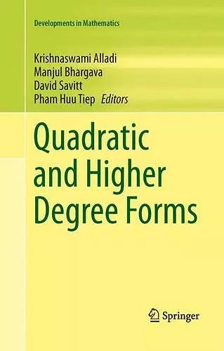 Quadratic and Higher Degree Forms cover