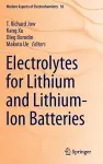 Electrolytes for Lithium and Lithium-Ion Batteries cover