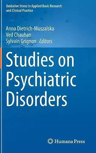 Studies on Psychiatric Disorders cover