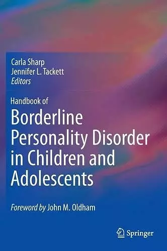 Handbook of Borderline Personality Disorder in Children and Adolescents cover