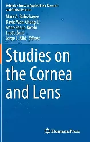 Studies on the Cornea and Lens cover