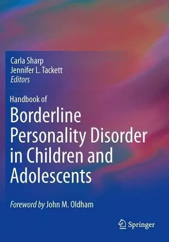 Handbook of Borderline Personality Disorder in Children and Adolescents cover