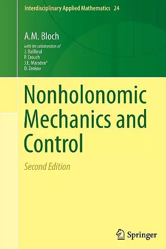 Nonholonomic Mechanics and Control cover