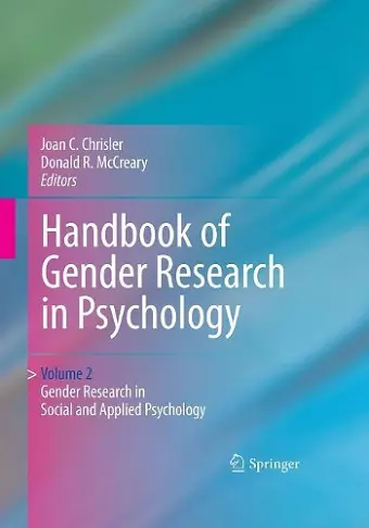 Handbook of Gender Research in Psychology cover