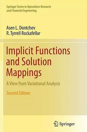 Implicit Functions and Solution Mappings cover