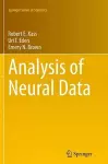Analysis of Neural Data cover