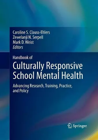 Handbook of Culturally Responsive School Mental Health cover