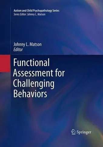 Functional Assessment for Challenging Behaviors cover