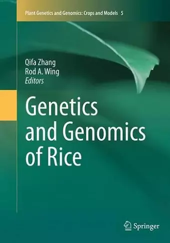 Genetics and Genomics of Rice cover