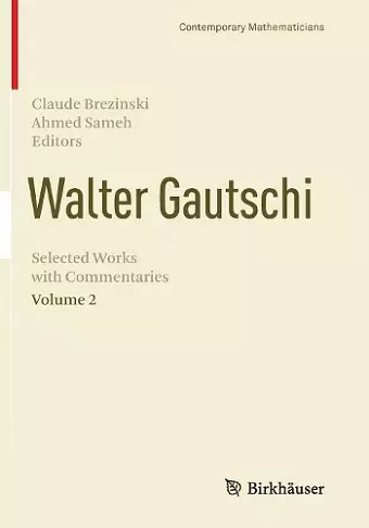 Walter Gautschi, Volume 2 cover