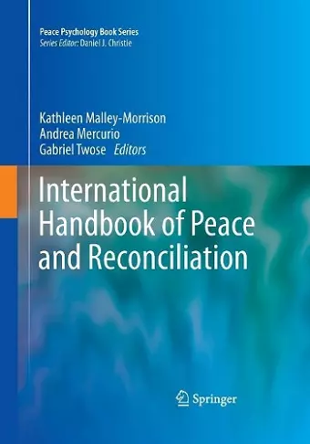 International Handbook of Peace and Reconciliation cover