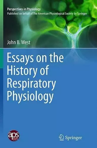 Essays on the History of Respiratory Physiology cover