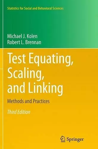 Test Equating, Scaling, and Linking cover