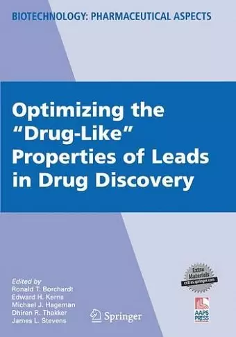 Optimizing the "Drug-Like" Properties of Leads in Drug Discovery cover