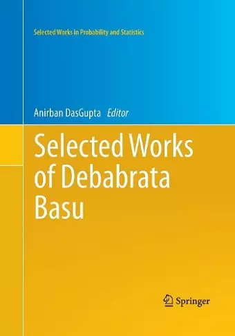 Selected Works of Debabrata Basu cover