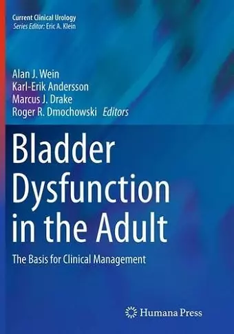 Bladder Dysfunction in the Adult cover