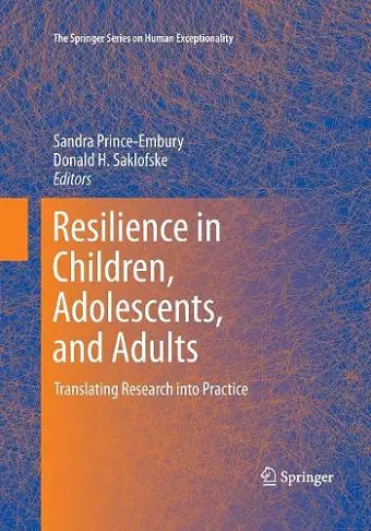 Resilience in Children, Adolescents, and Adults cover