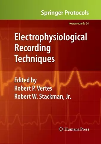 Electrophysiological Recording Techniques cover