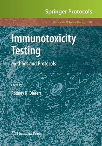 Immunotoxicity Testing cover