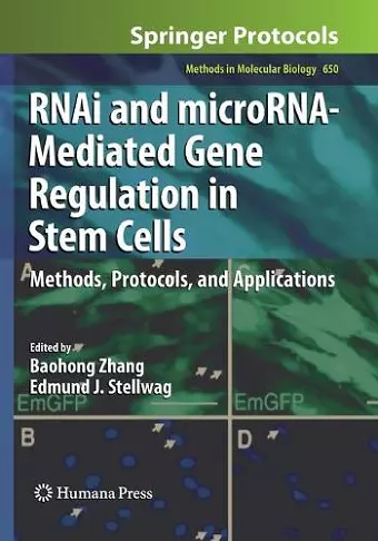 RNAi and microRNA-Mediated Gene Regulation in Stem Cells cover