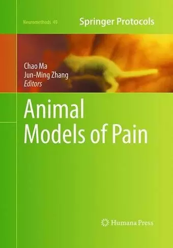 Animal Models of Pain cover