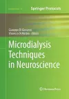 Microdialysis Techniques in Neuroscience cover