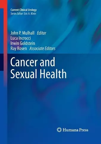 Cancer and Sexual Health cover