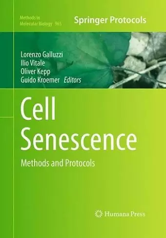 Cell Senescence cover