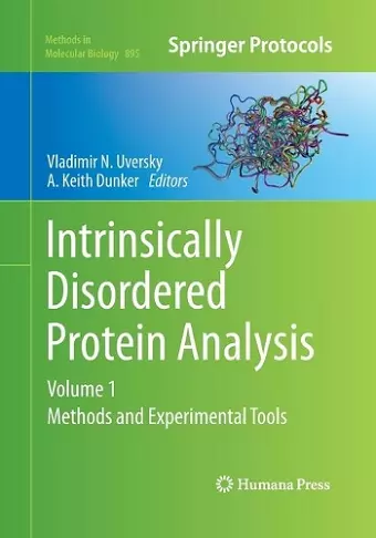 Intrinsically Disordered Protein Analysis cover