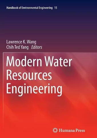 Modern Water Resources Engineering cover