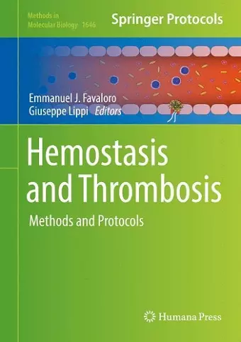 Hemostasis and Thrombosis cover