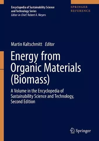 Energy from Organic Materials (Biomass) cover