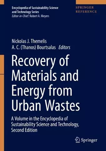 Recovery of Materials and Energy from Urban Wastes cover