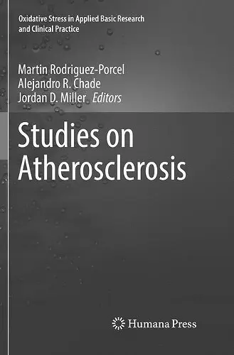 Studies on Atherosclerosis cover