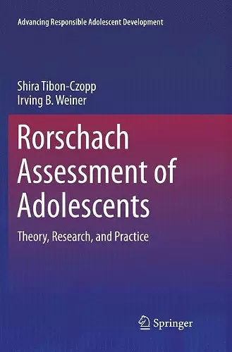 Rorschach Assessment of Adolescents cover