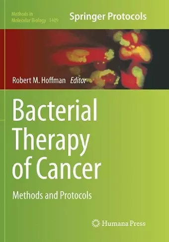Bacterial Therapy of Cancer cover