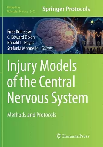 Injury Models of the Central Nervous System cover