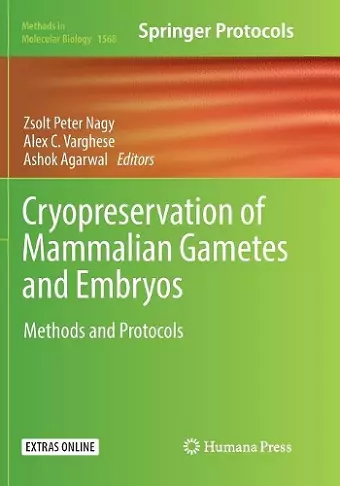 Cryopreservation of Mammalian Gametes and Embryos cover