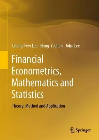 Financial Econometrics, Mathematics and Statistics cover