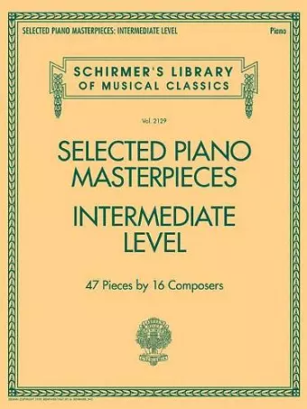 Selected Piano Masterpieces - Intermediate Level cover