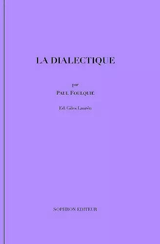 La dialectique cover