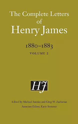 The Complete Letters of Henry James, 1880–1883 cover