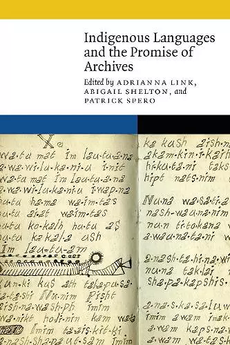 Indigenous Languages and the Promise of Archives cover